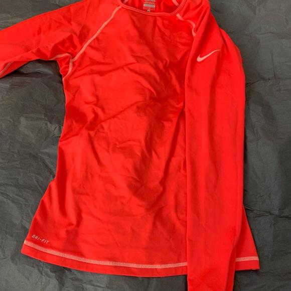 Nike Tops - DONATED Nike Pro Dri-Fit Red Top